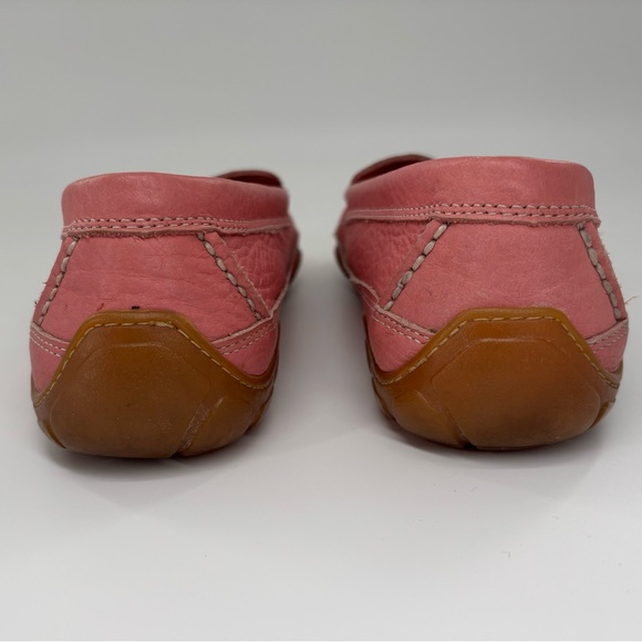 L.L. Bean Pink Leather Loafer Driving Moccasins US 9 - Picture 4 of 10
